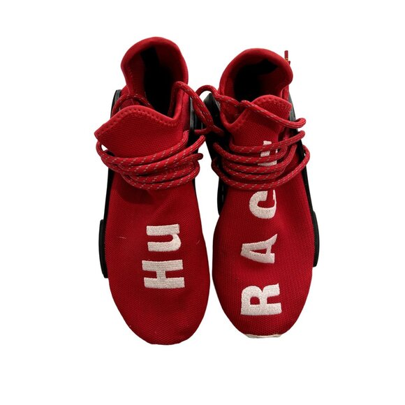 adidas gazelle silver green womens Adidas NMD HU Pharrell Human Race Scarlet – SoleMate Sneakers main image 1